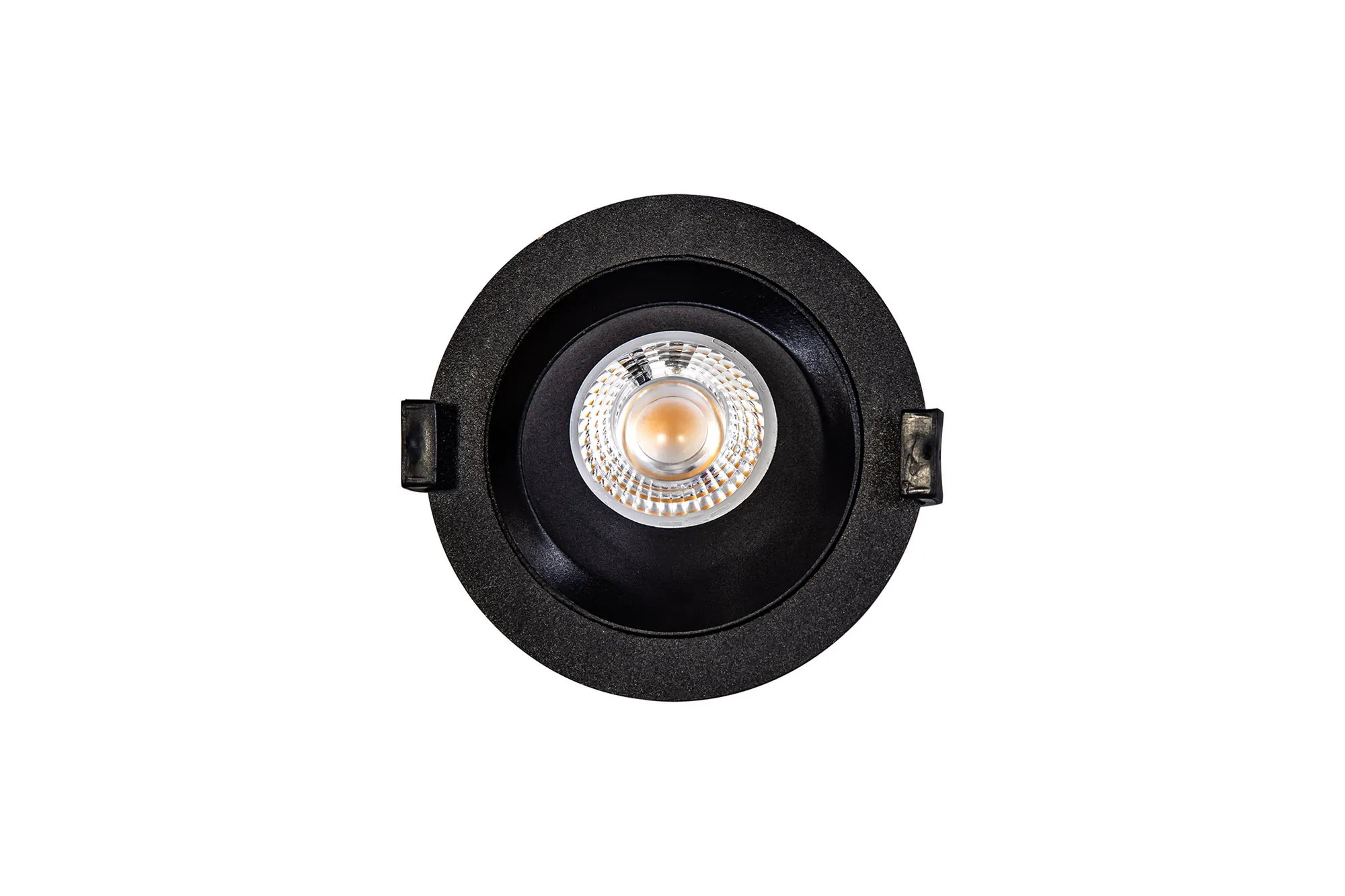 Bonia 10 Dimmable Tridonic 10W 631lm 2700K 36°, Black/Black 27° Angled Round Downlight , NO DRIVER REQUIRED, 5yrs Warranty DM201170  Dlux Bonia 10